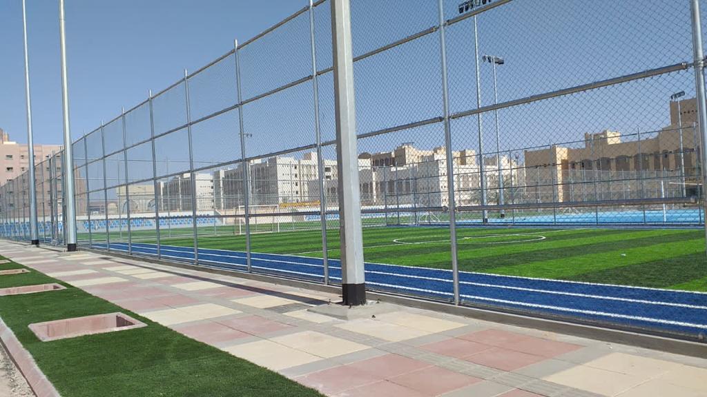 Construction of playgrounds for students at the Islamic University of Madinah